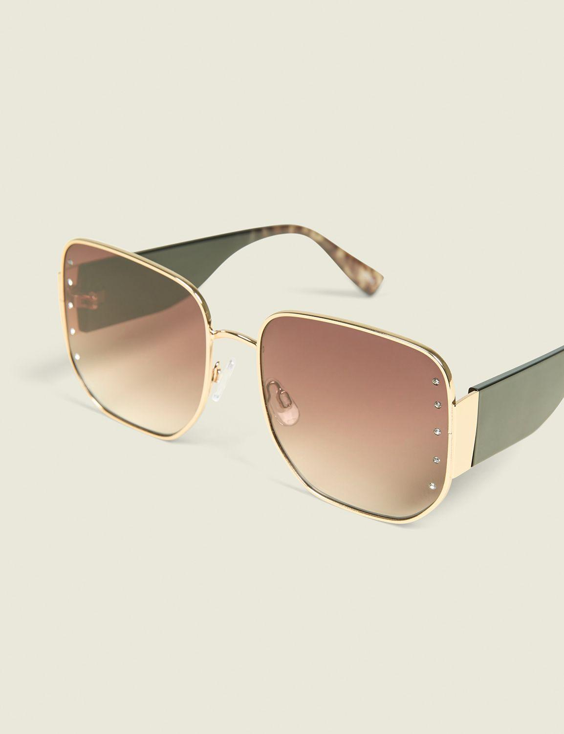 rhinestone square sunglasses