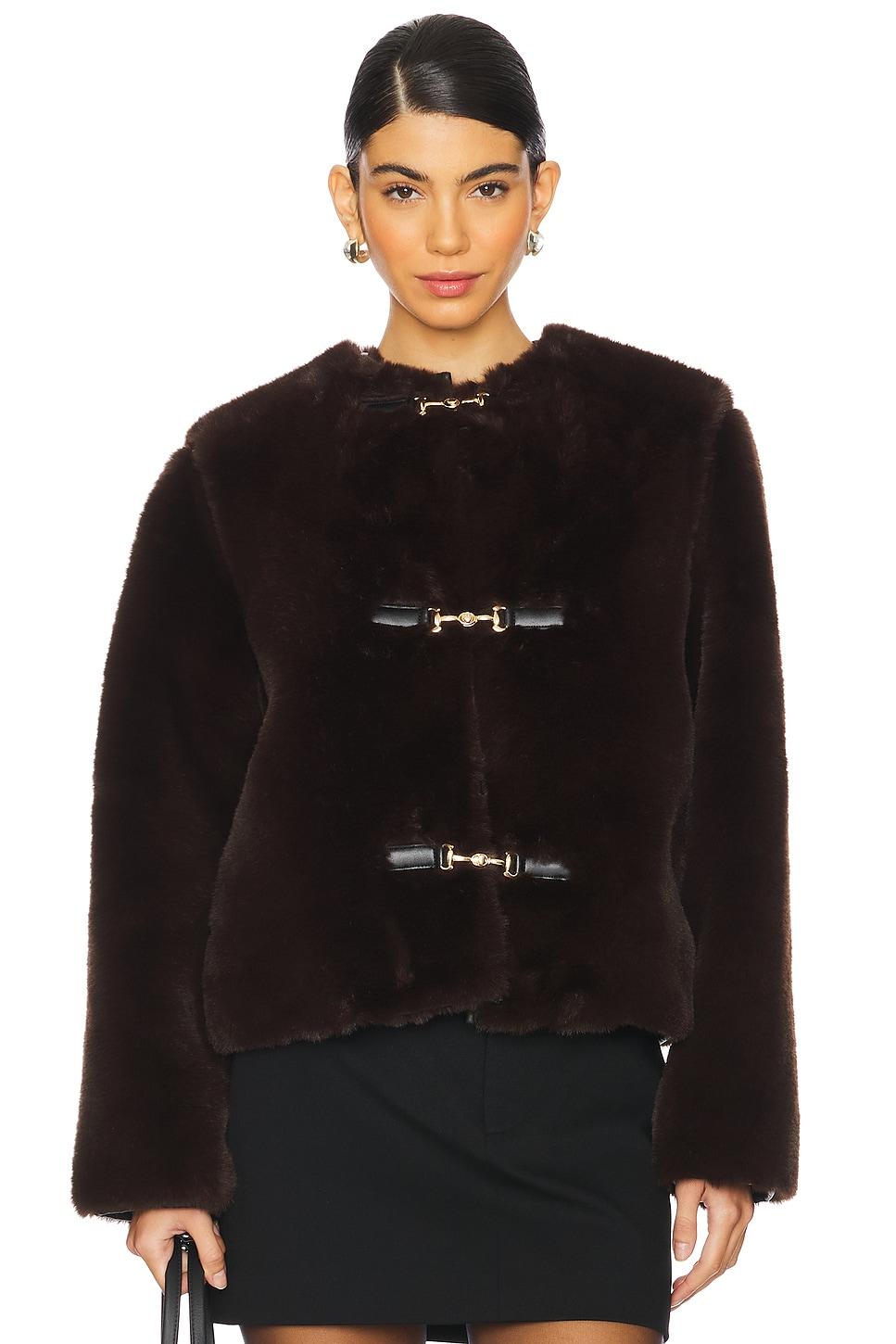 rhoda faux fur jacket