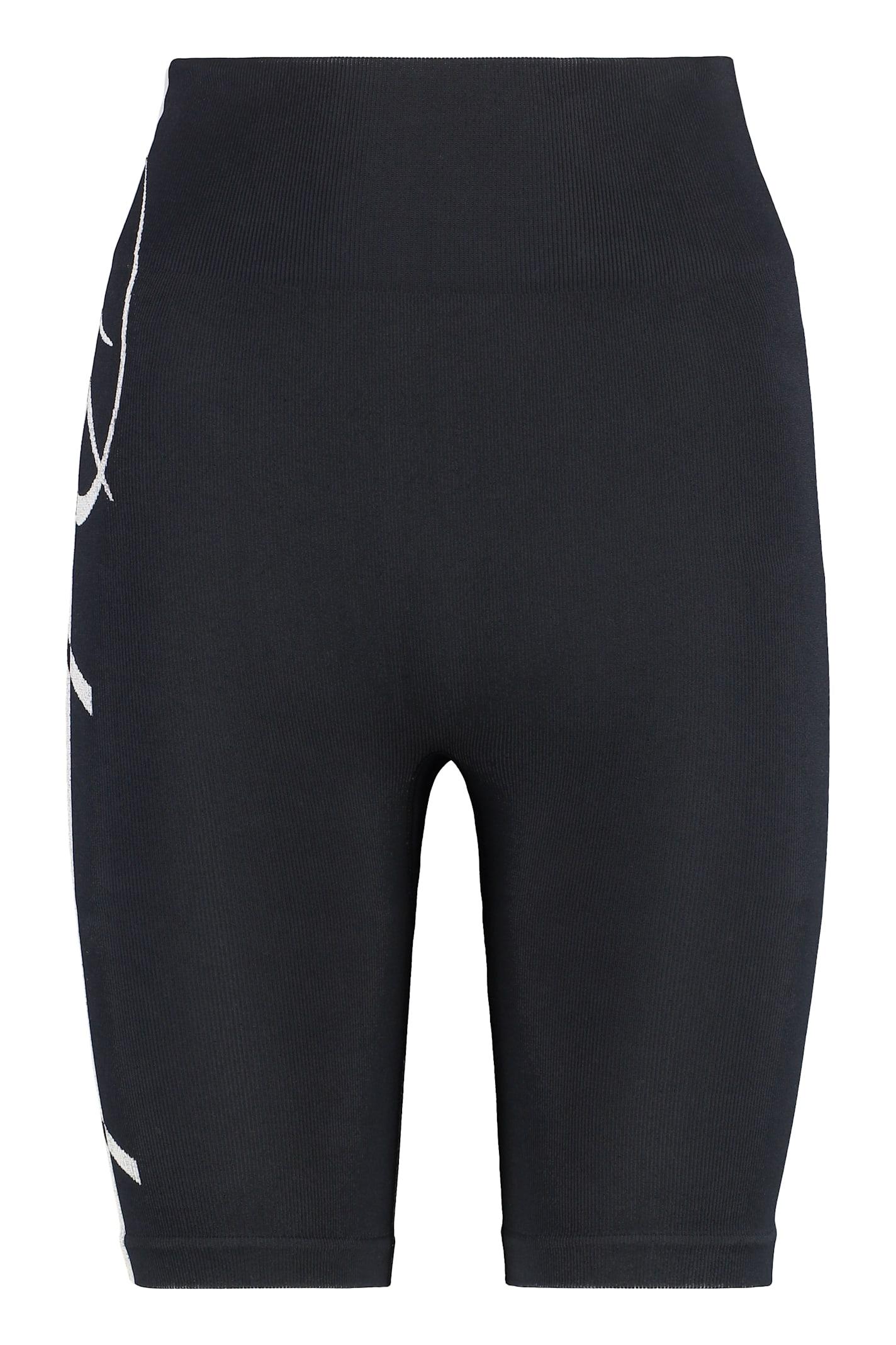 rhude logo print shorts