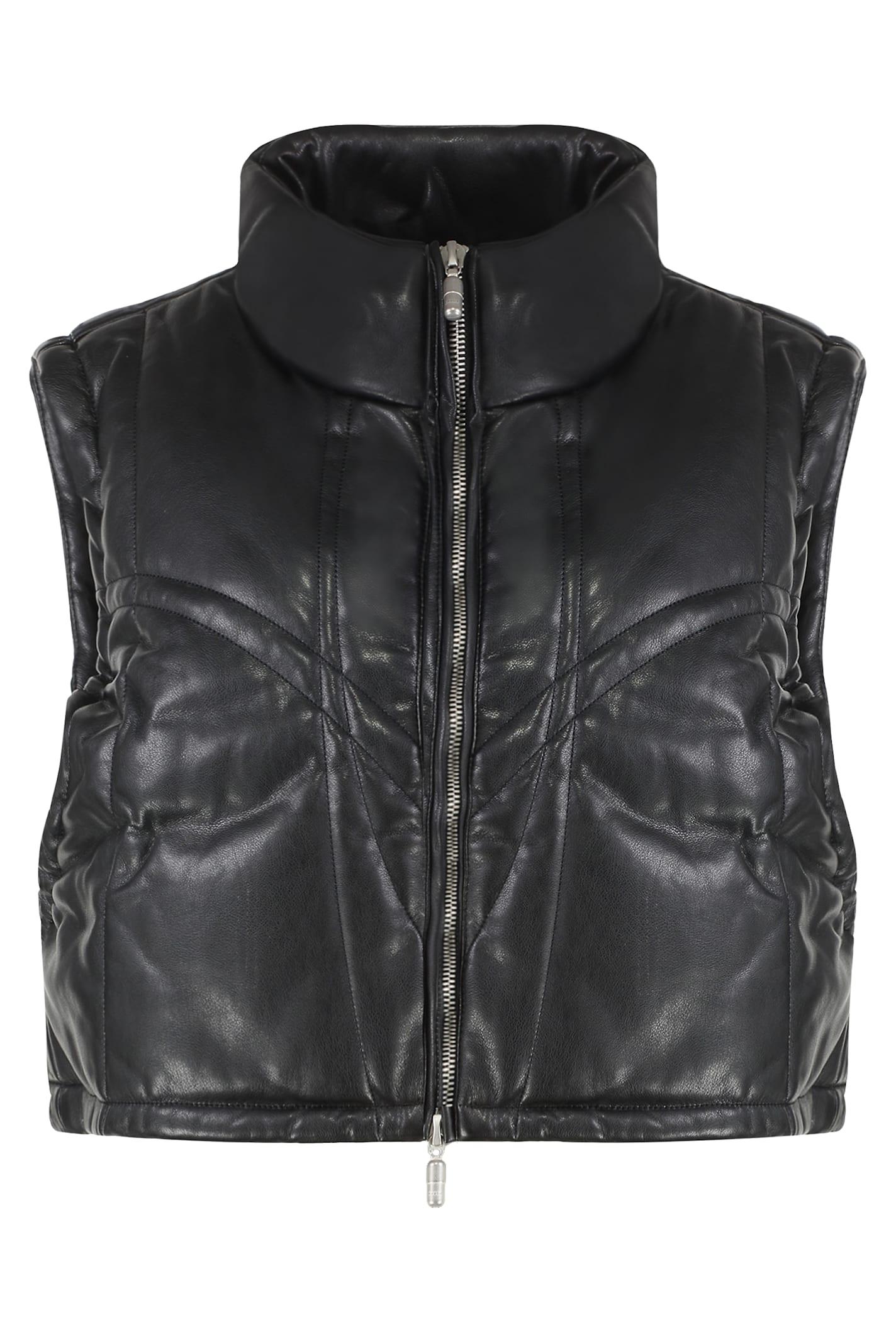 rhude vegan fur vest