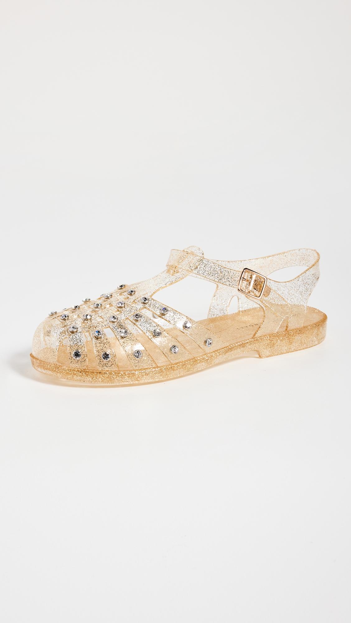 rhys jelly sandals with studs