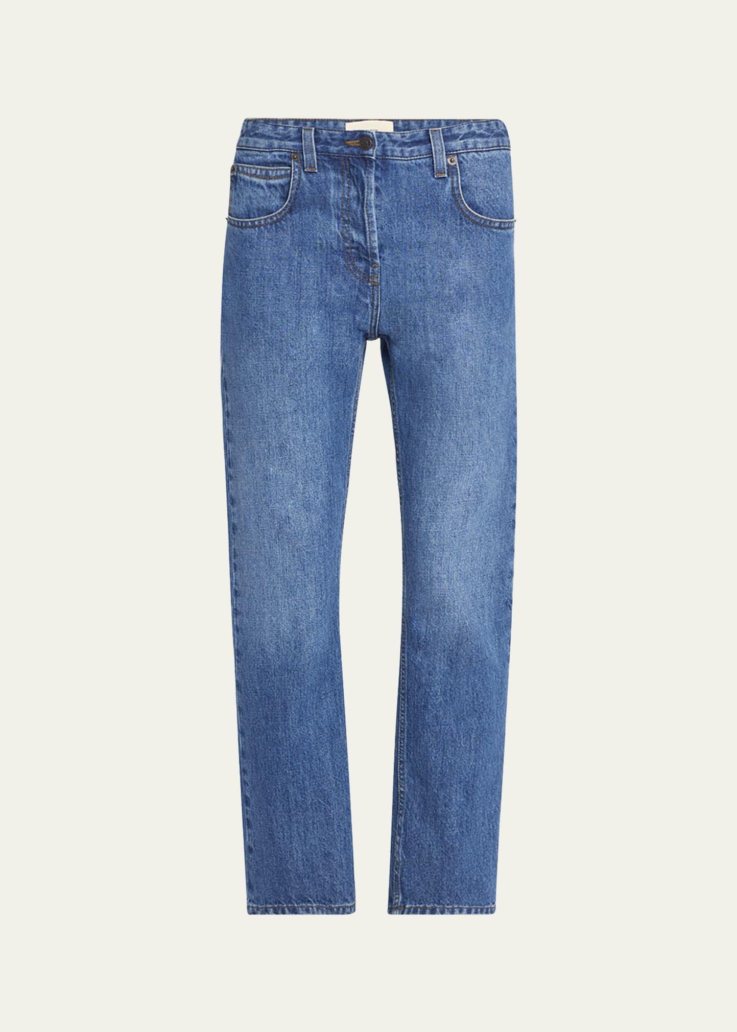 riaco slim-leg ankle jeans
