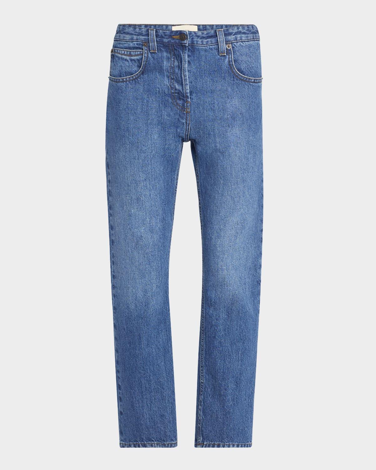 riaco slim-leg ankle jeans