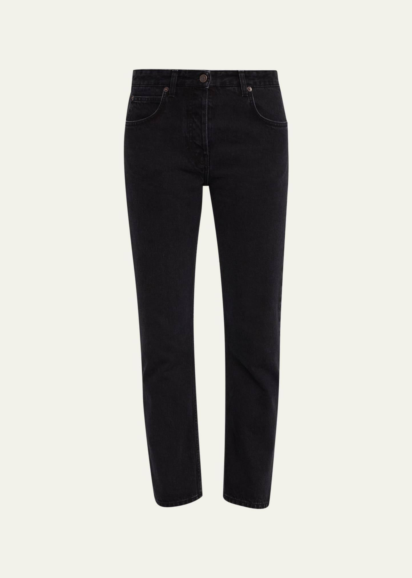 riaco slim-leg crop jeans