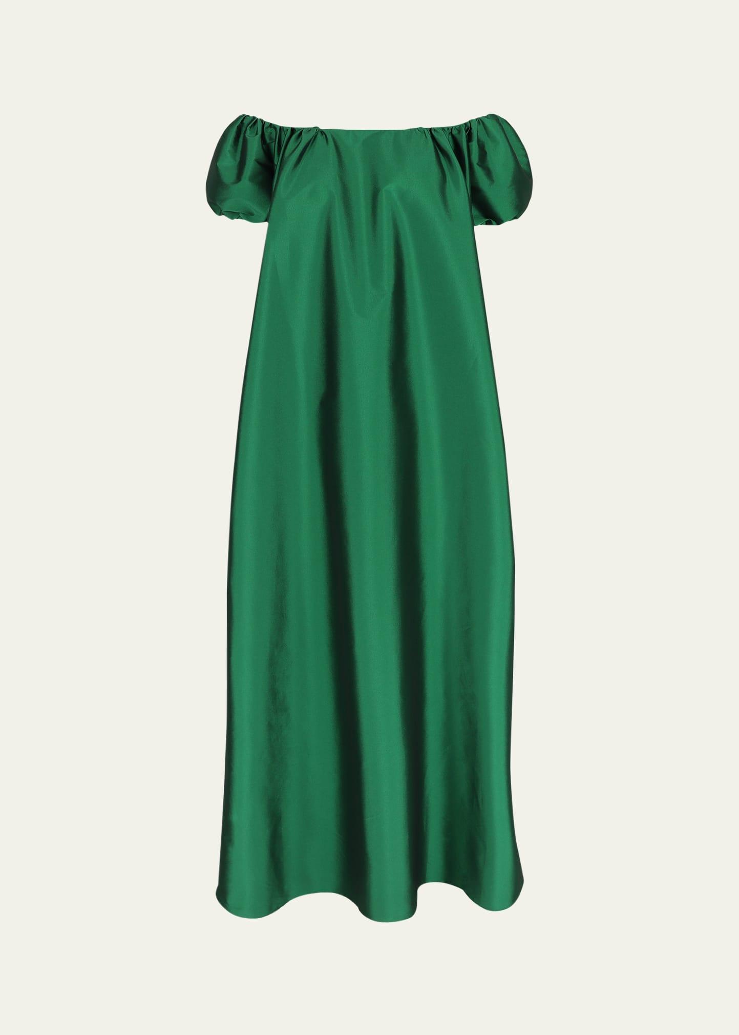rianne long off-shoulder dress