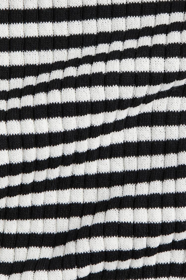 rib-knit bodycon dress