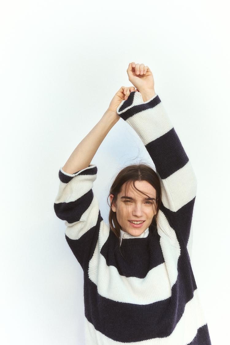 rib-knit dress