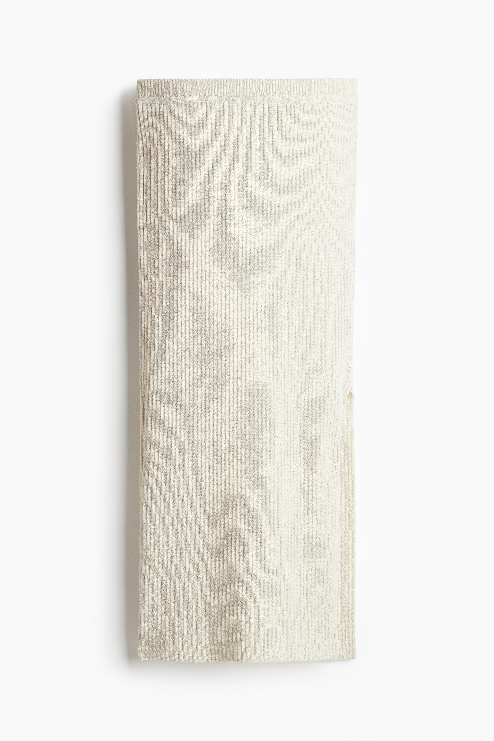 rib-knit skirt
