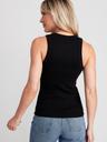 rib-knit tank top