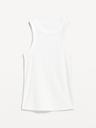 rib-knit tank top