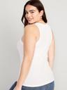 rib-knit tank top