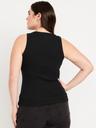 rib-knit tank top
