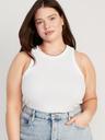 rib-knit tank top