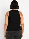 rib-knit tank top