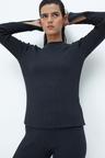 rib-knit top