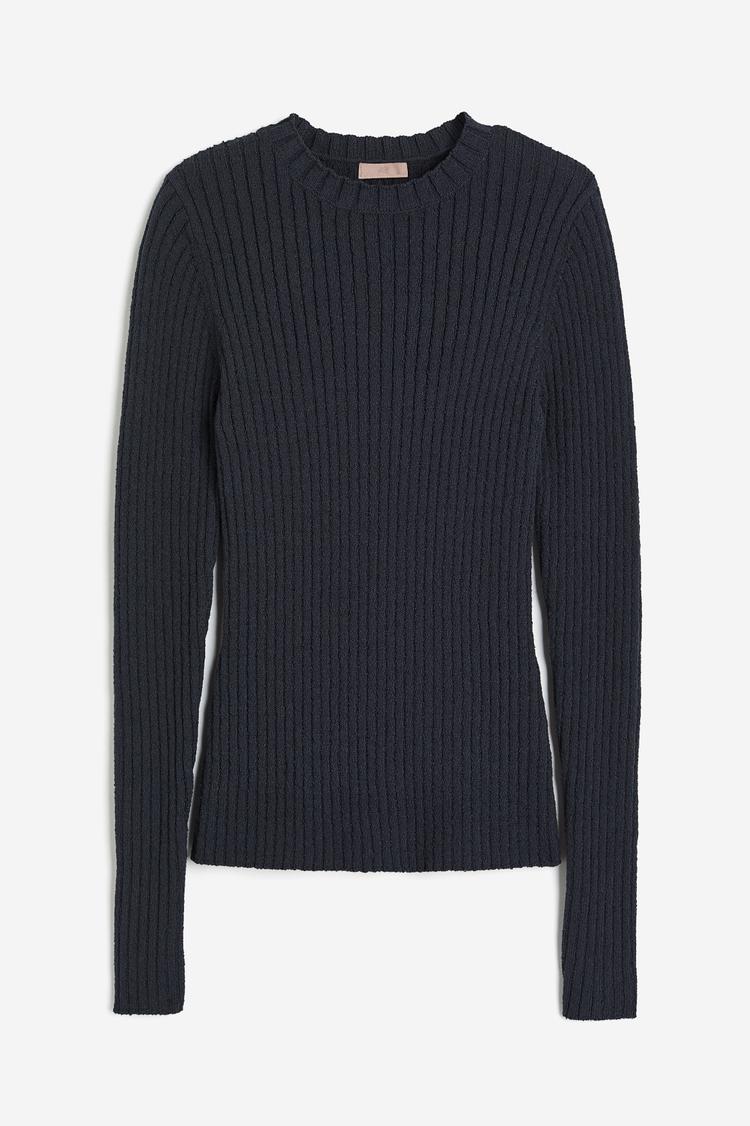 rib-knit top
