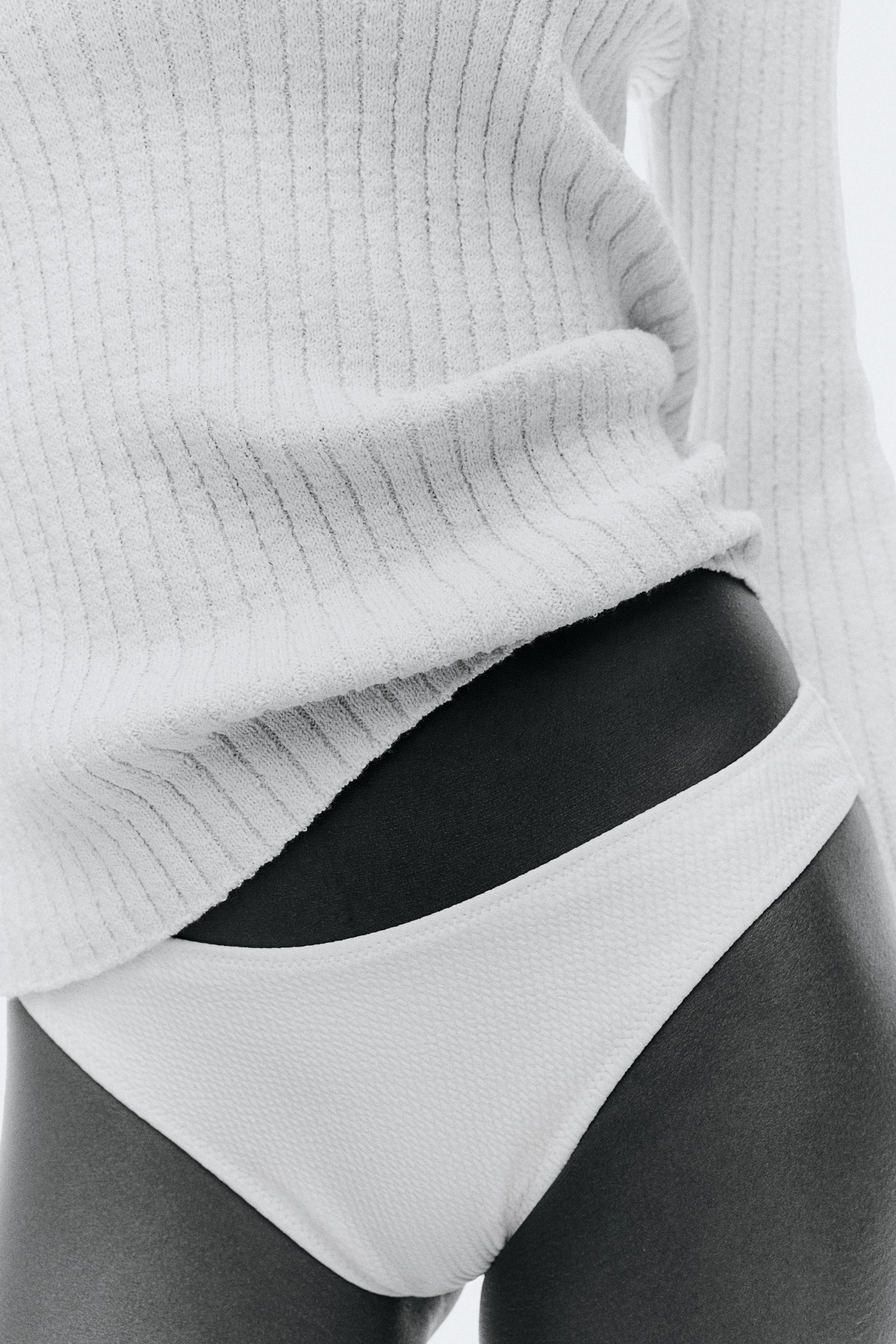 rib-knit top