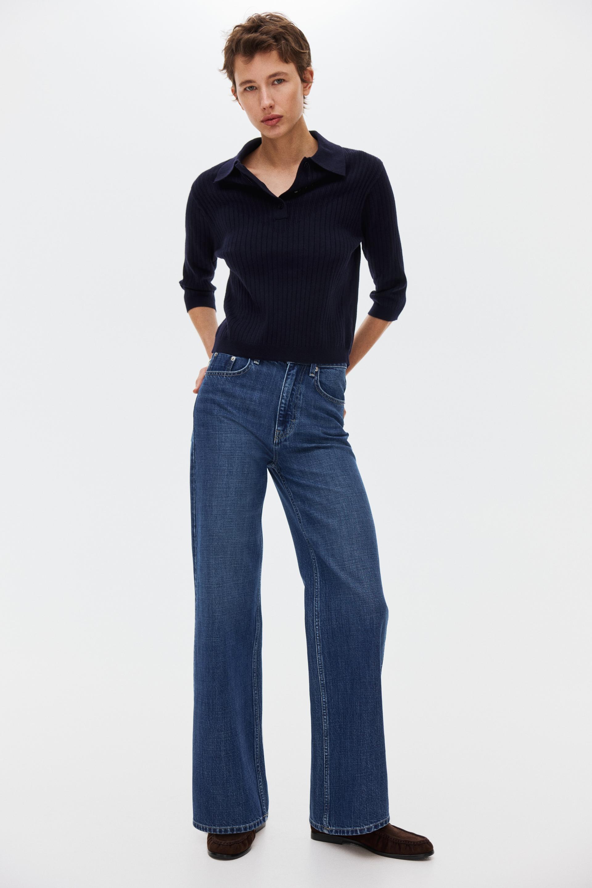 rib-knit top