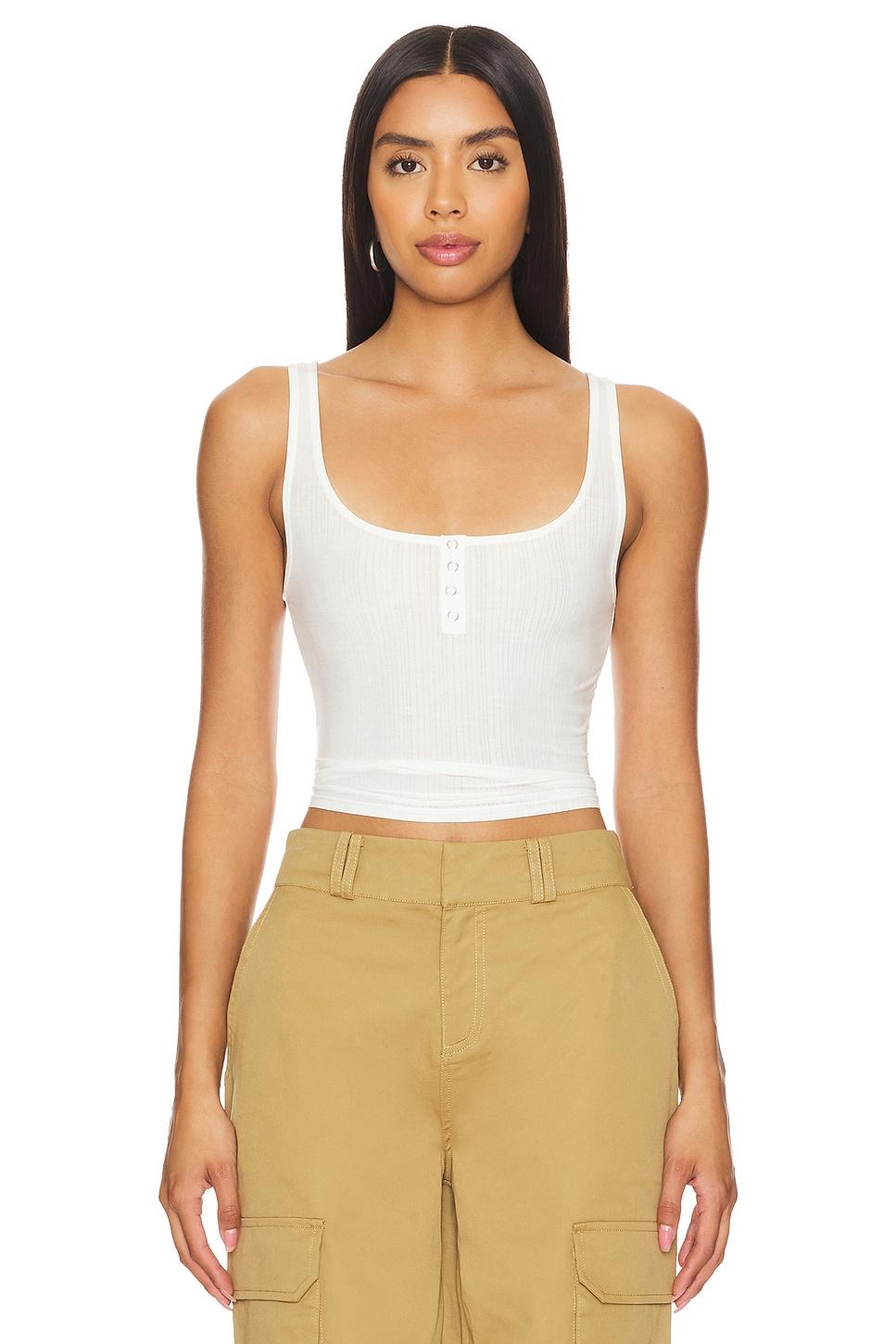 rib lounge tank top