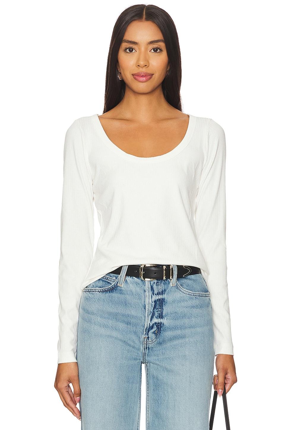 rib scoop tee