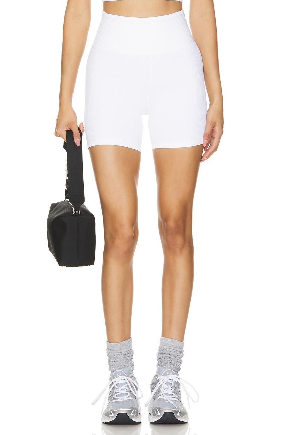 ribbed 6" biker short
