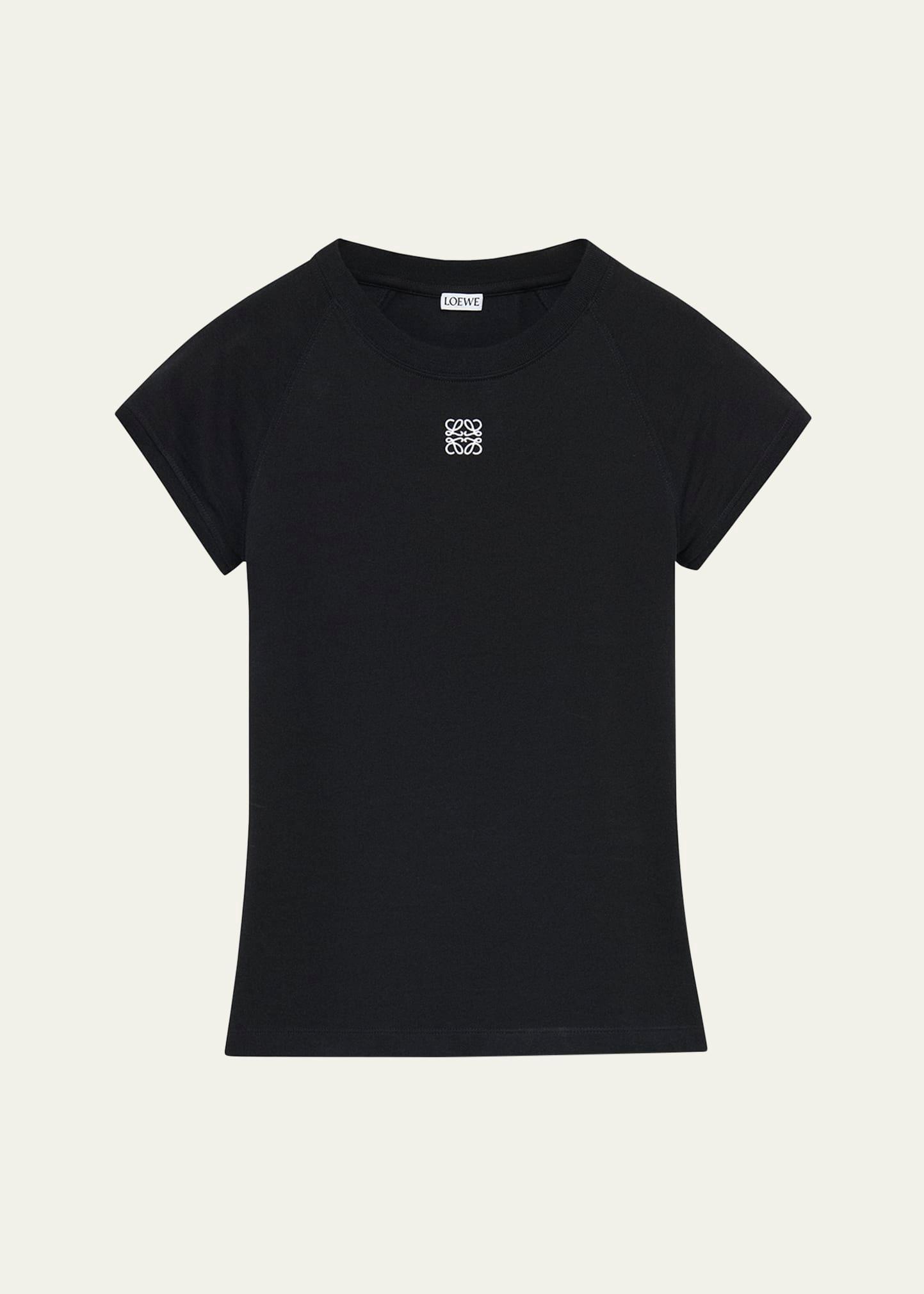 ribbed anagram short-sleeve tee