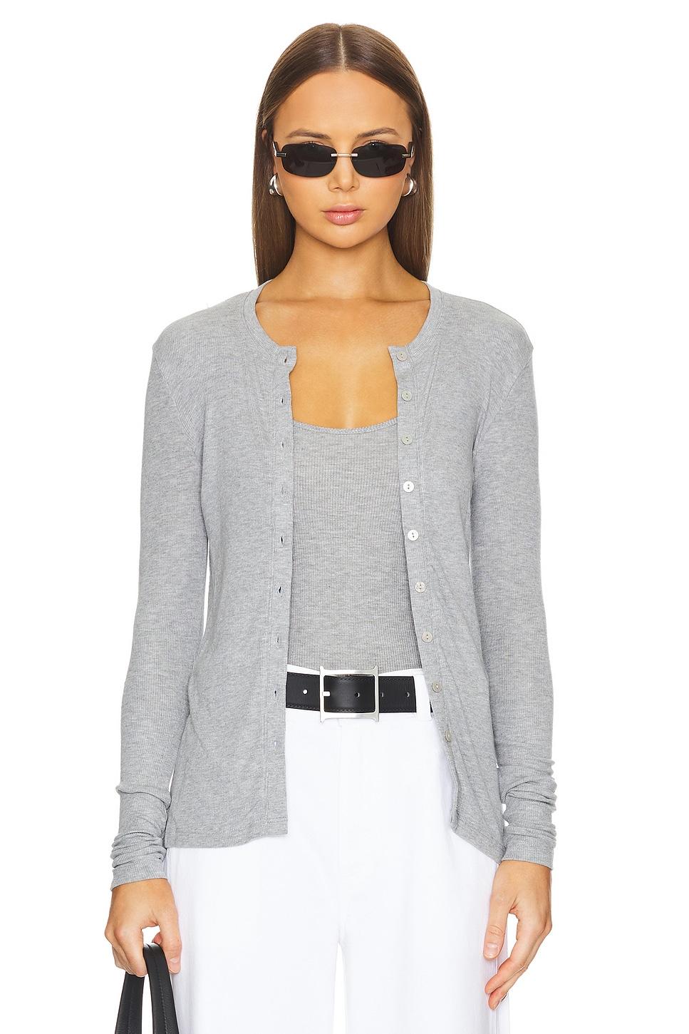 ribbed cardigan