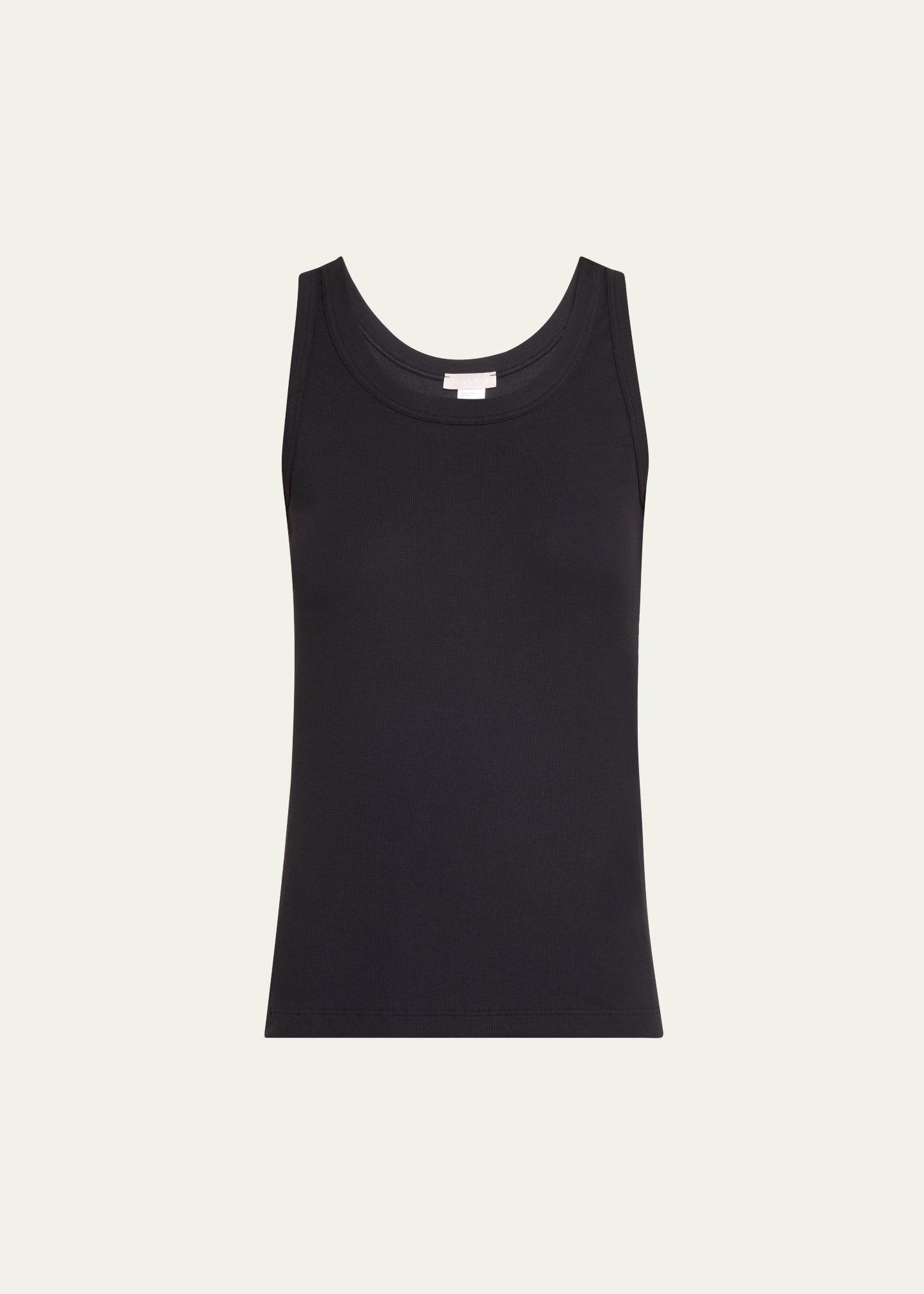 ribbed cotton sleep & lounge tank