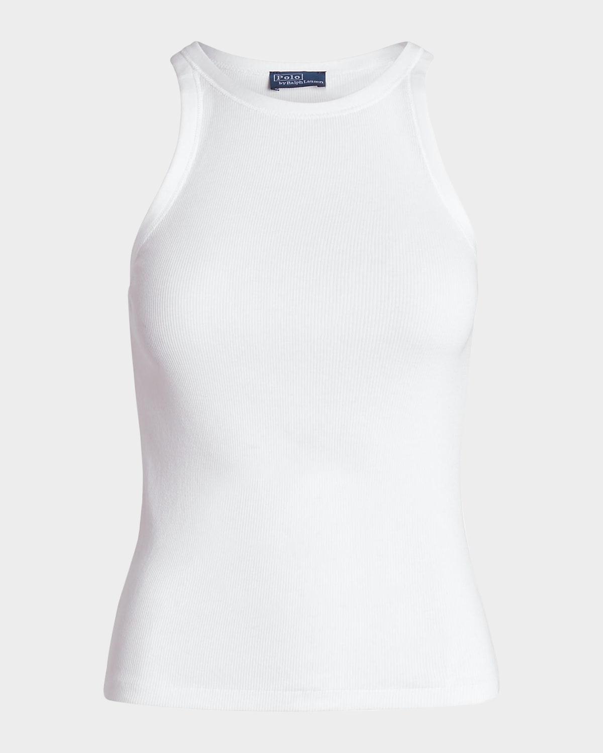 ribbed cotton tank top