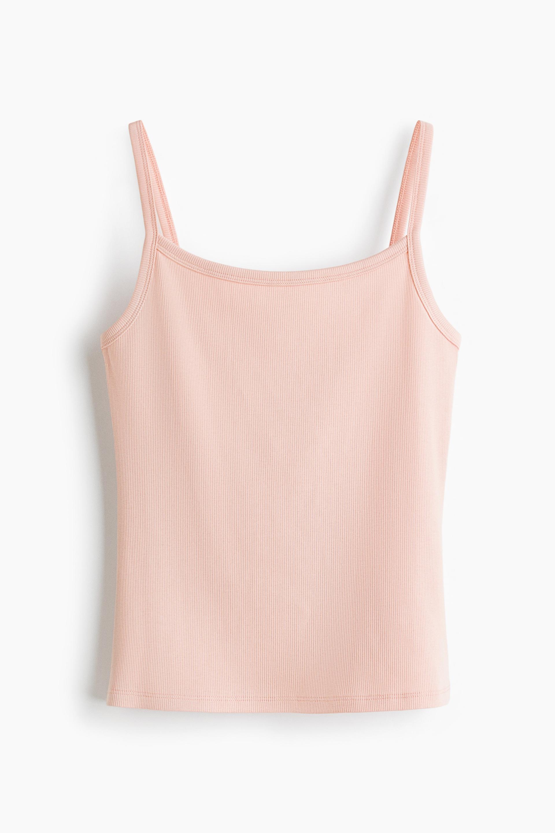 ribbed cotton tank top