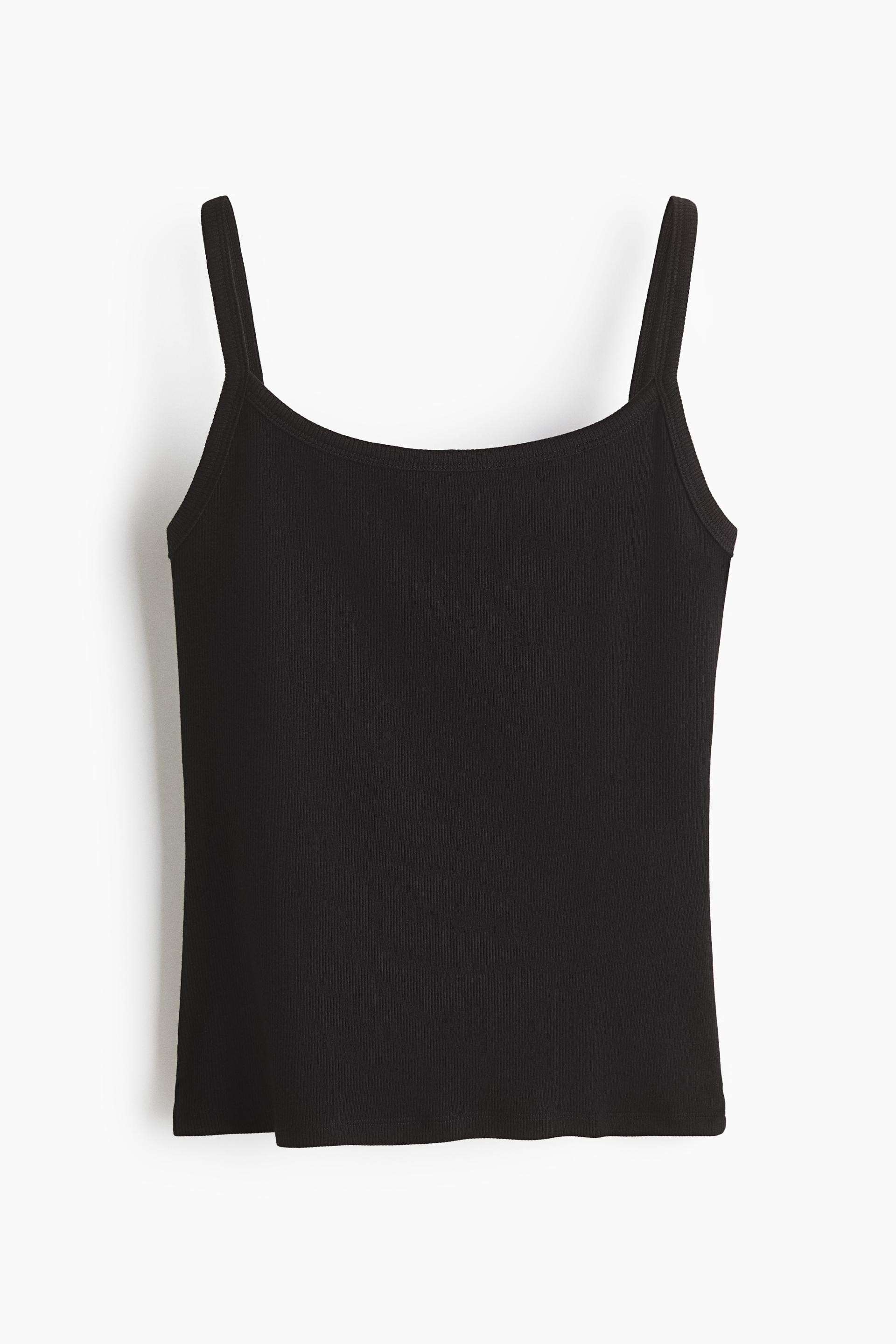 ribbed cotton tank top