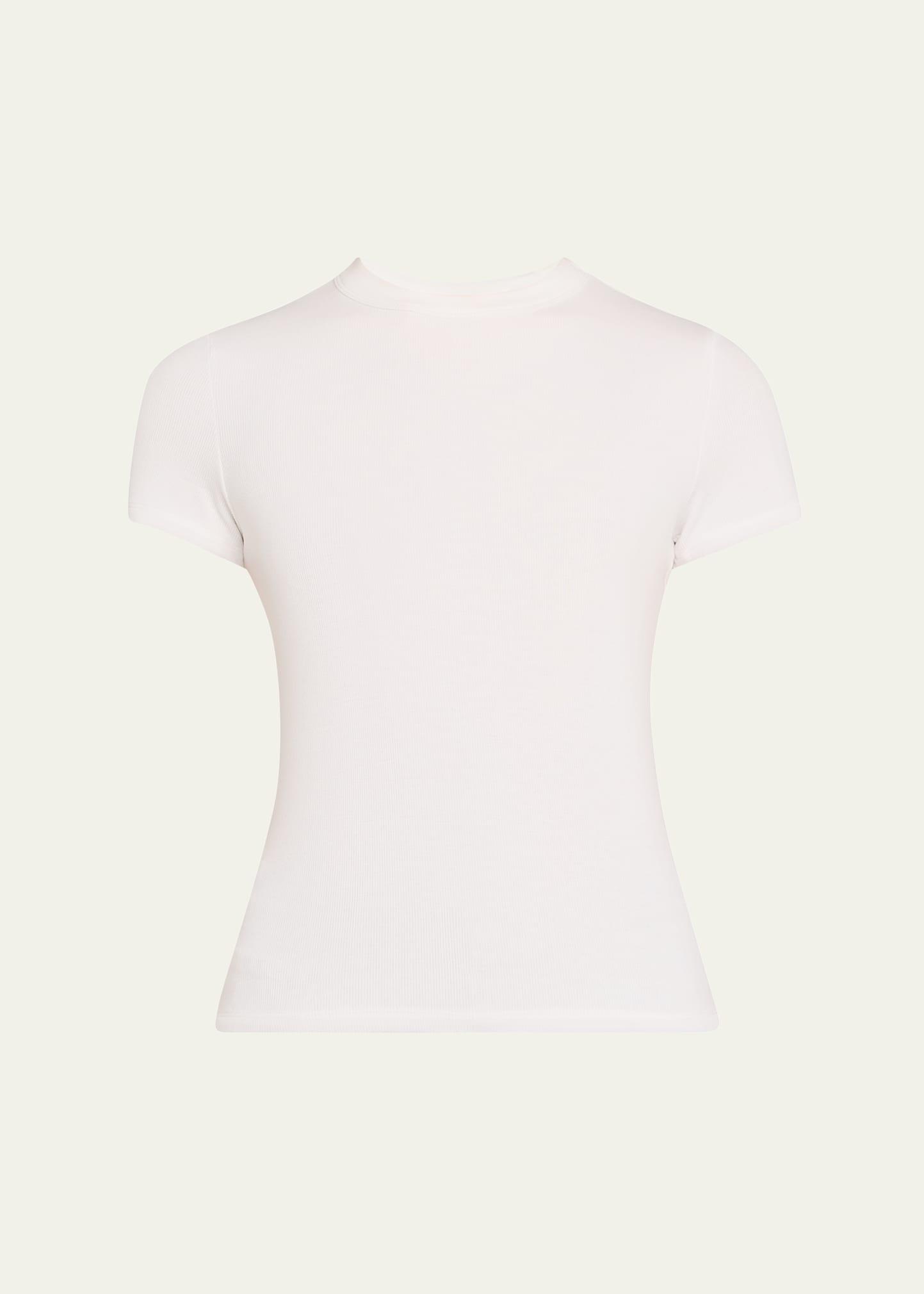 ribbed crewneck baby tee