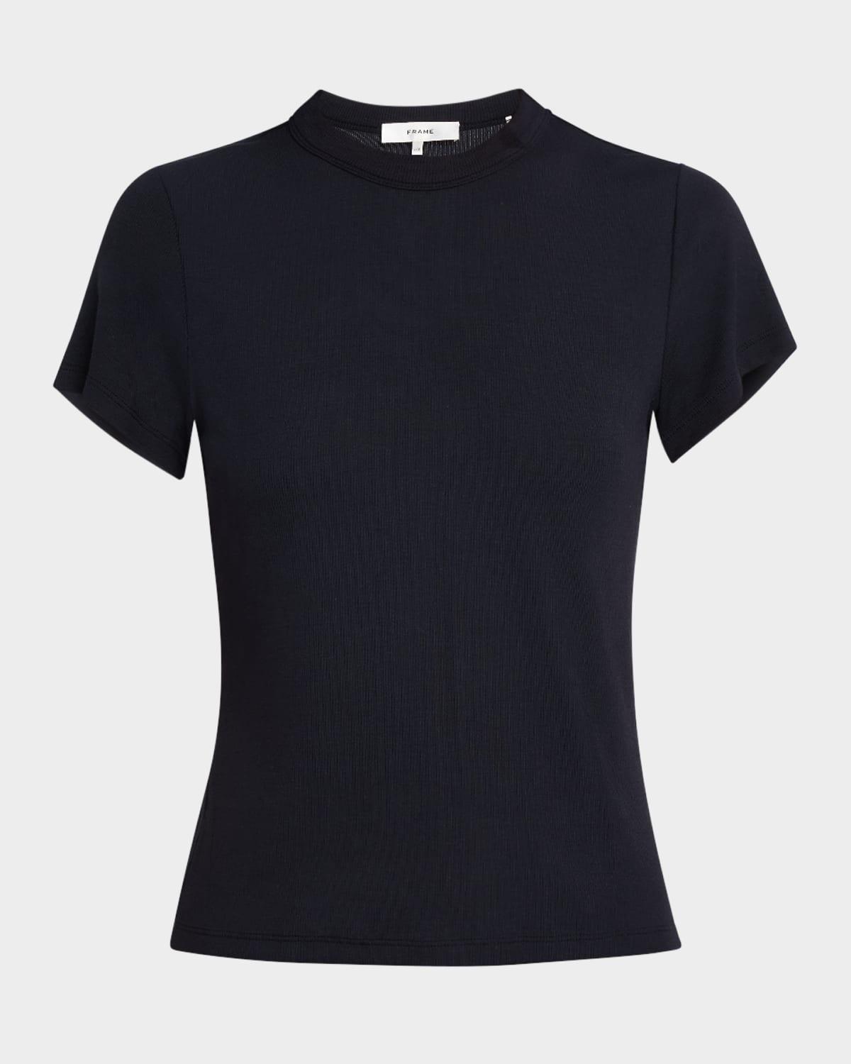 ribbed crewneck baby tee