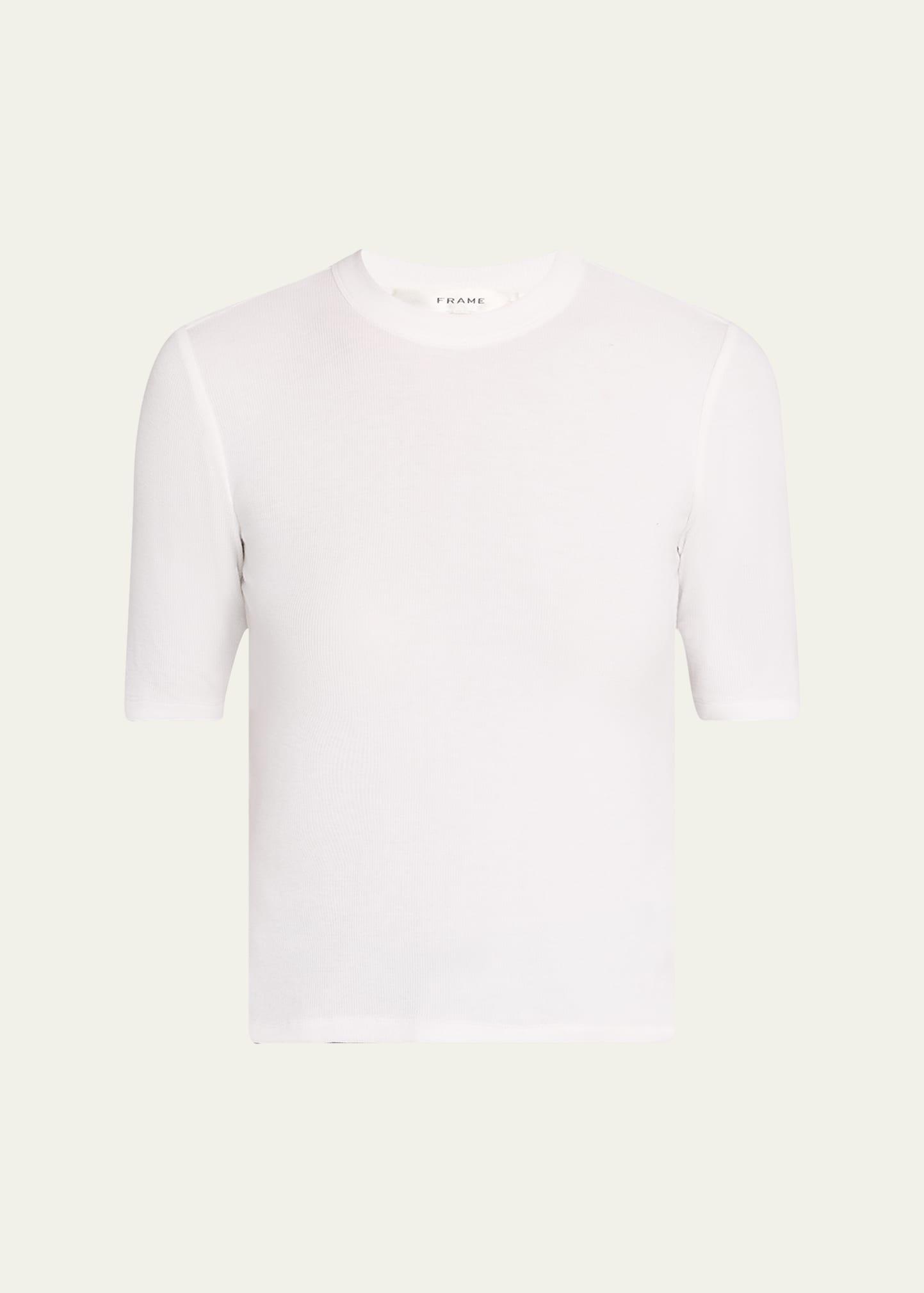 ribbed crewneck tee