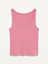 ribbed crop tank top
