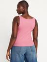ribbed crop tank top
