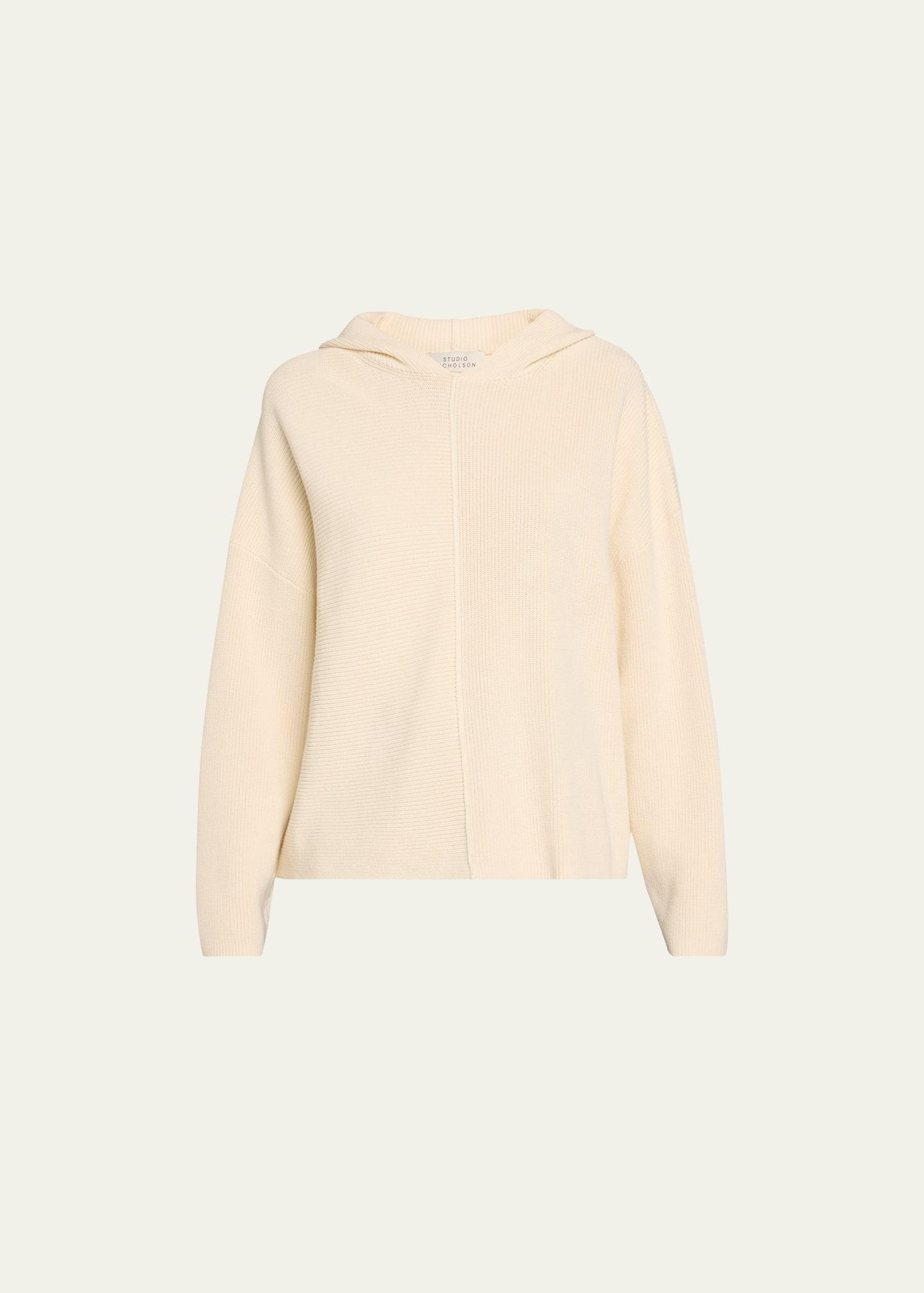 ribbed hoodie