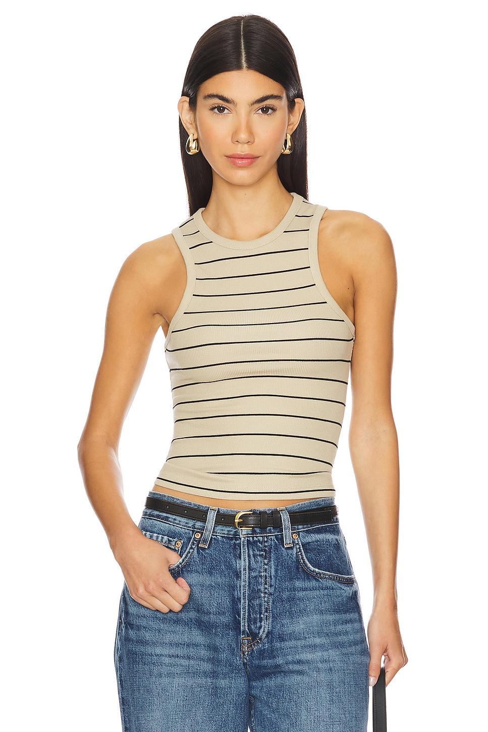 ribbed jersey tank