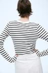 ribbed jersey top