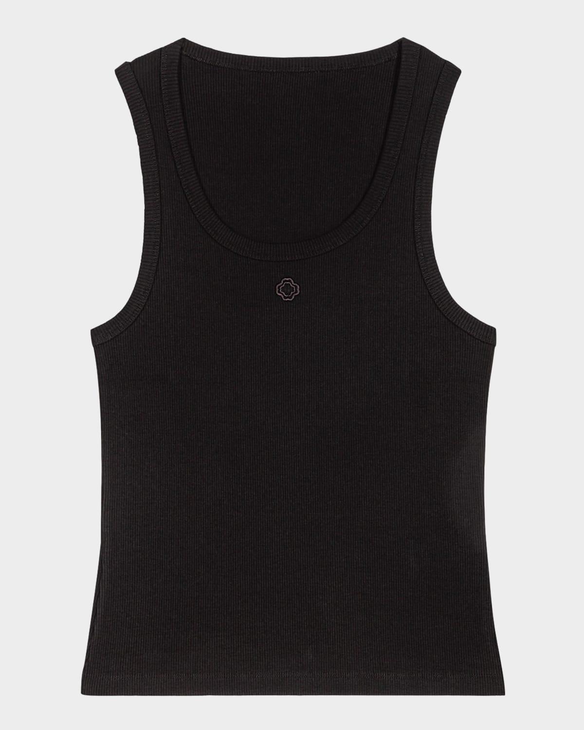 ribbed knit tank top