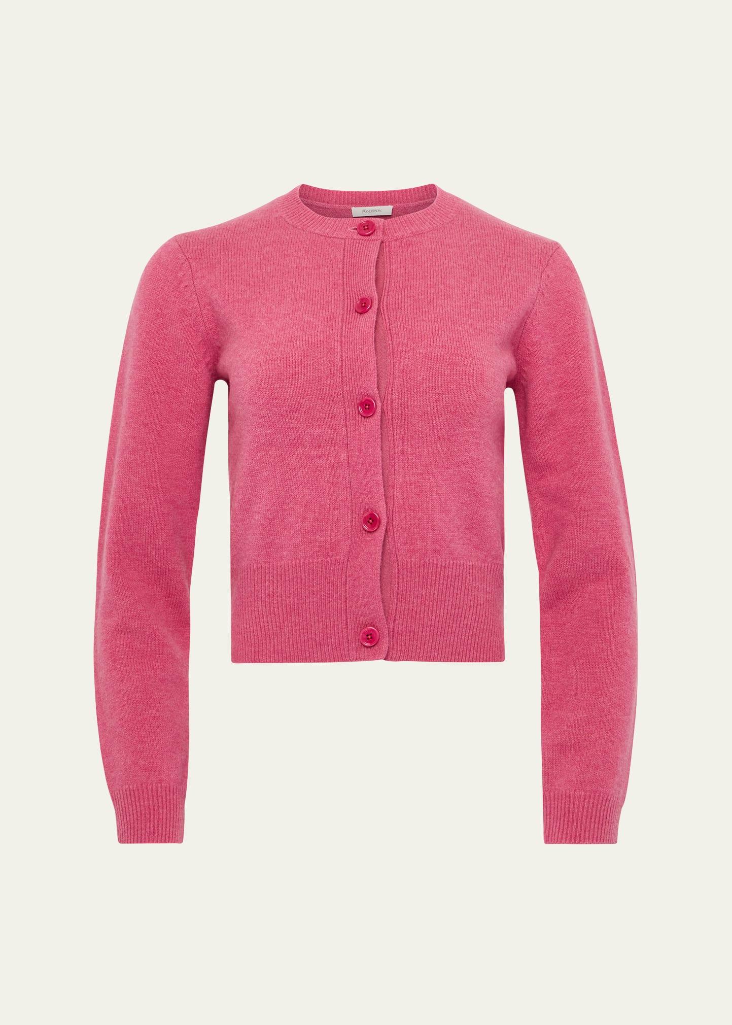 ribbed merino wool cardigan