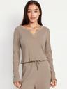 ribbed pajama top