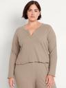 ribbed pajama top