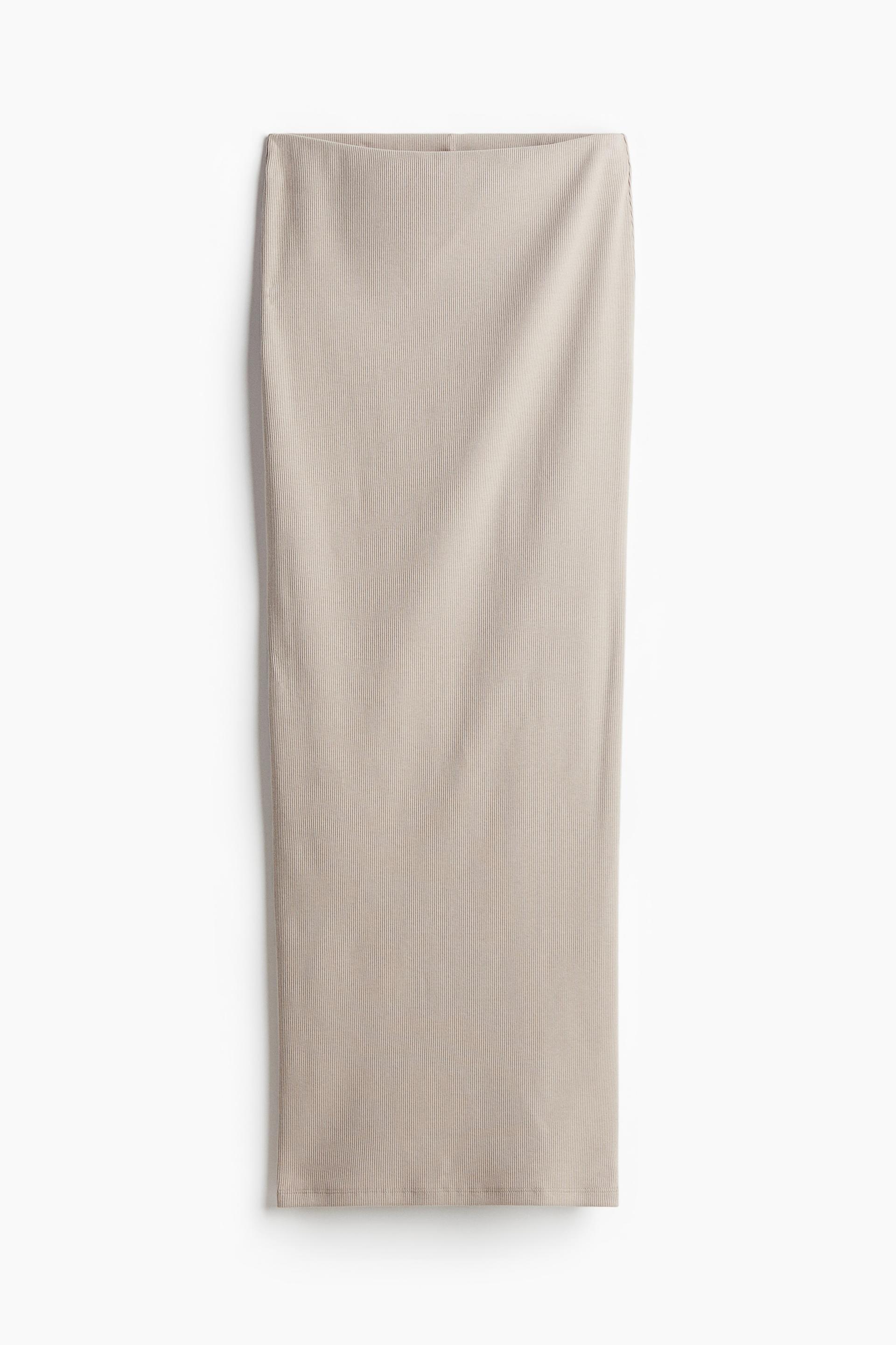 ribbed pencil skirt