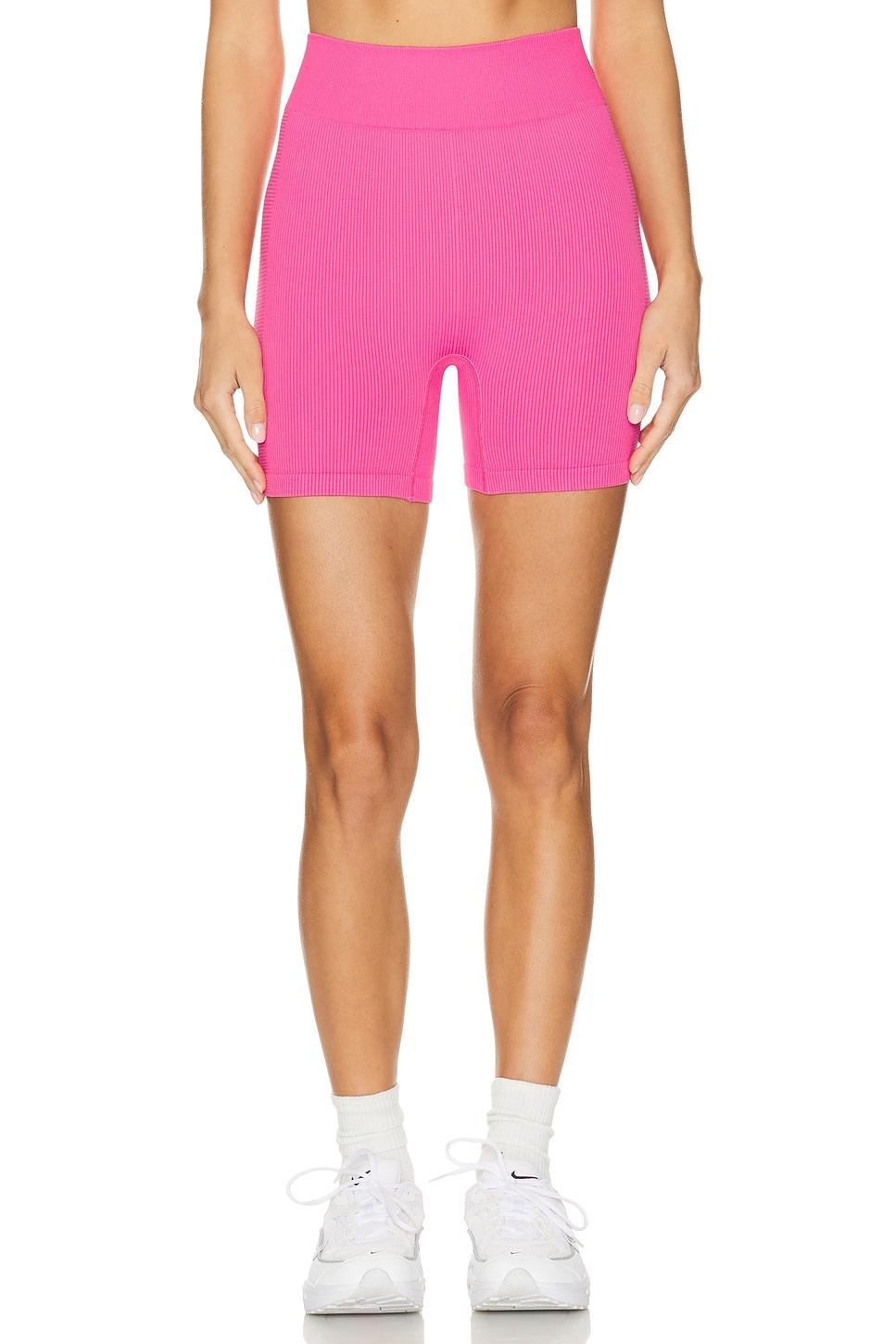 ribbed seamless spin short