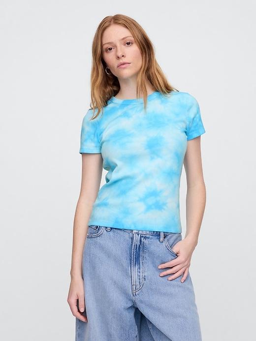 ribbed stripe t-shirt