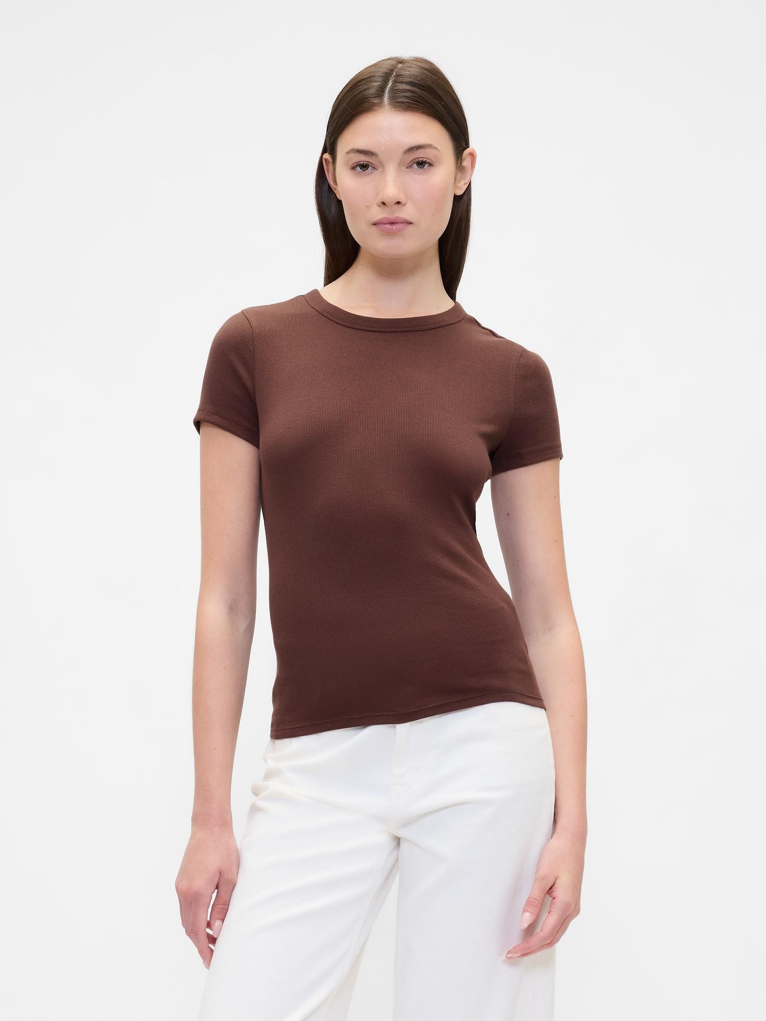 ribbed stripe t-shirt