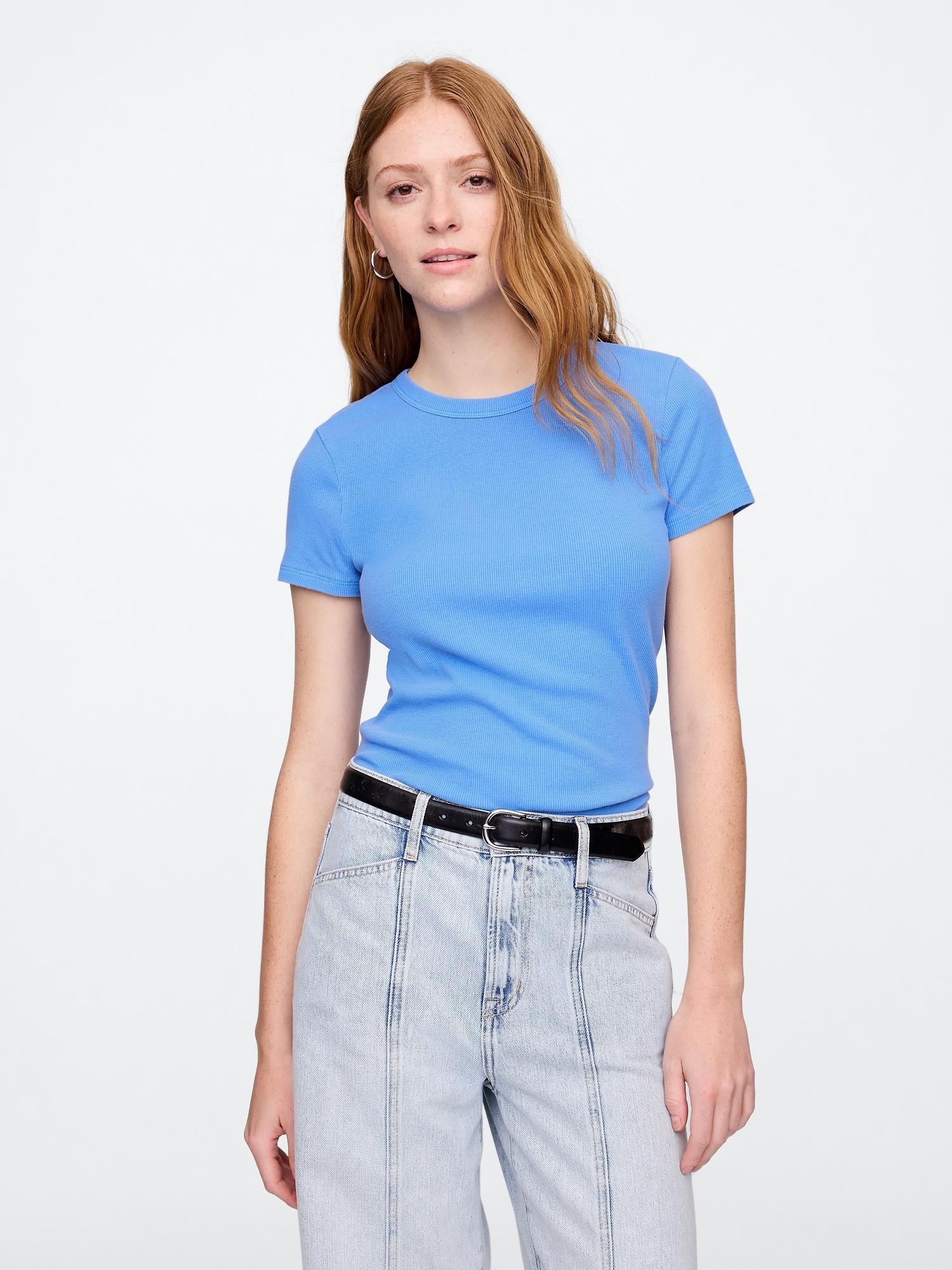 ribbed stripe t-shirt