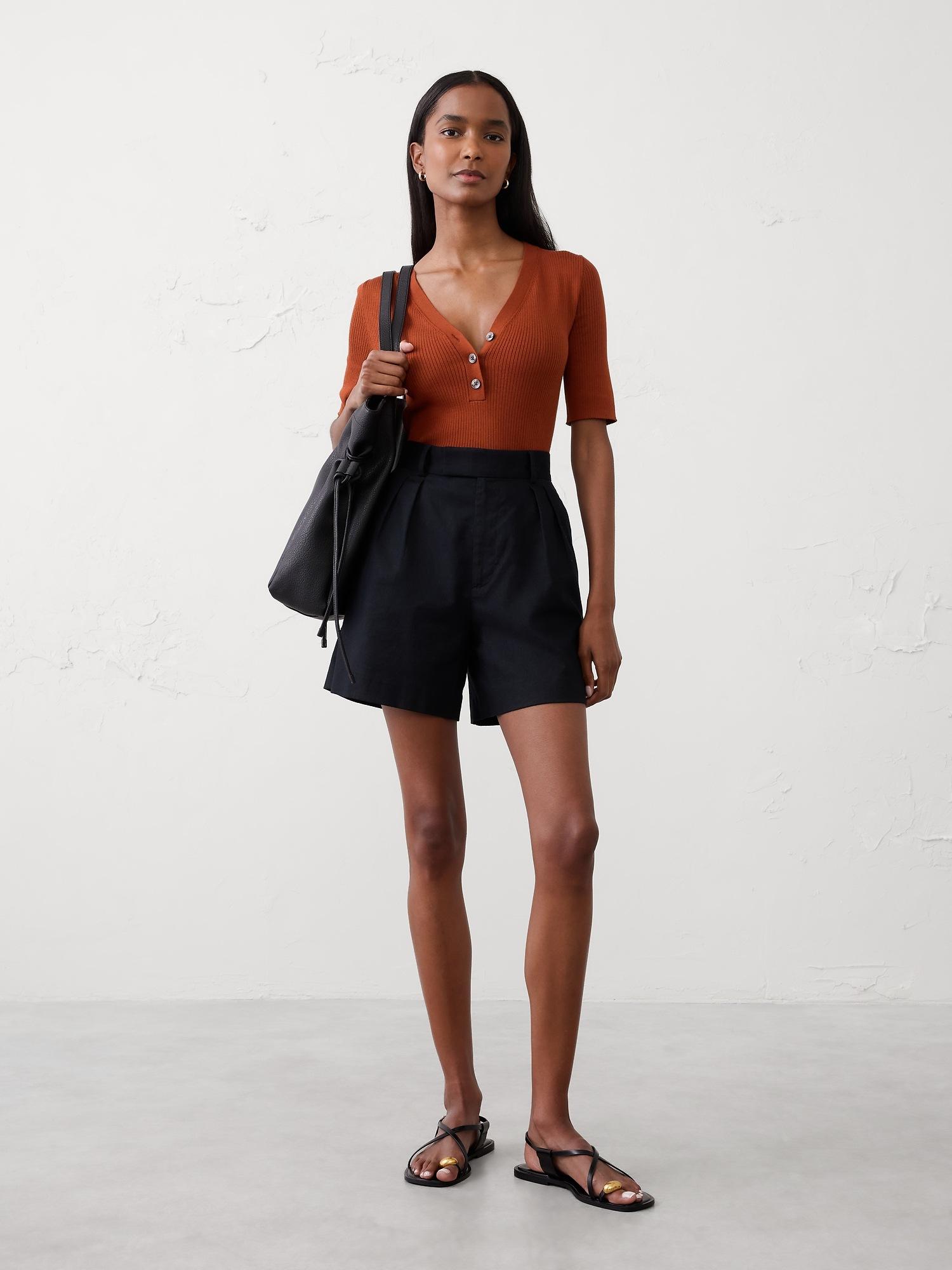 ribbed sweater henley