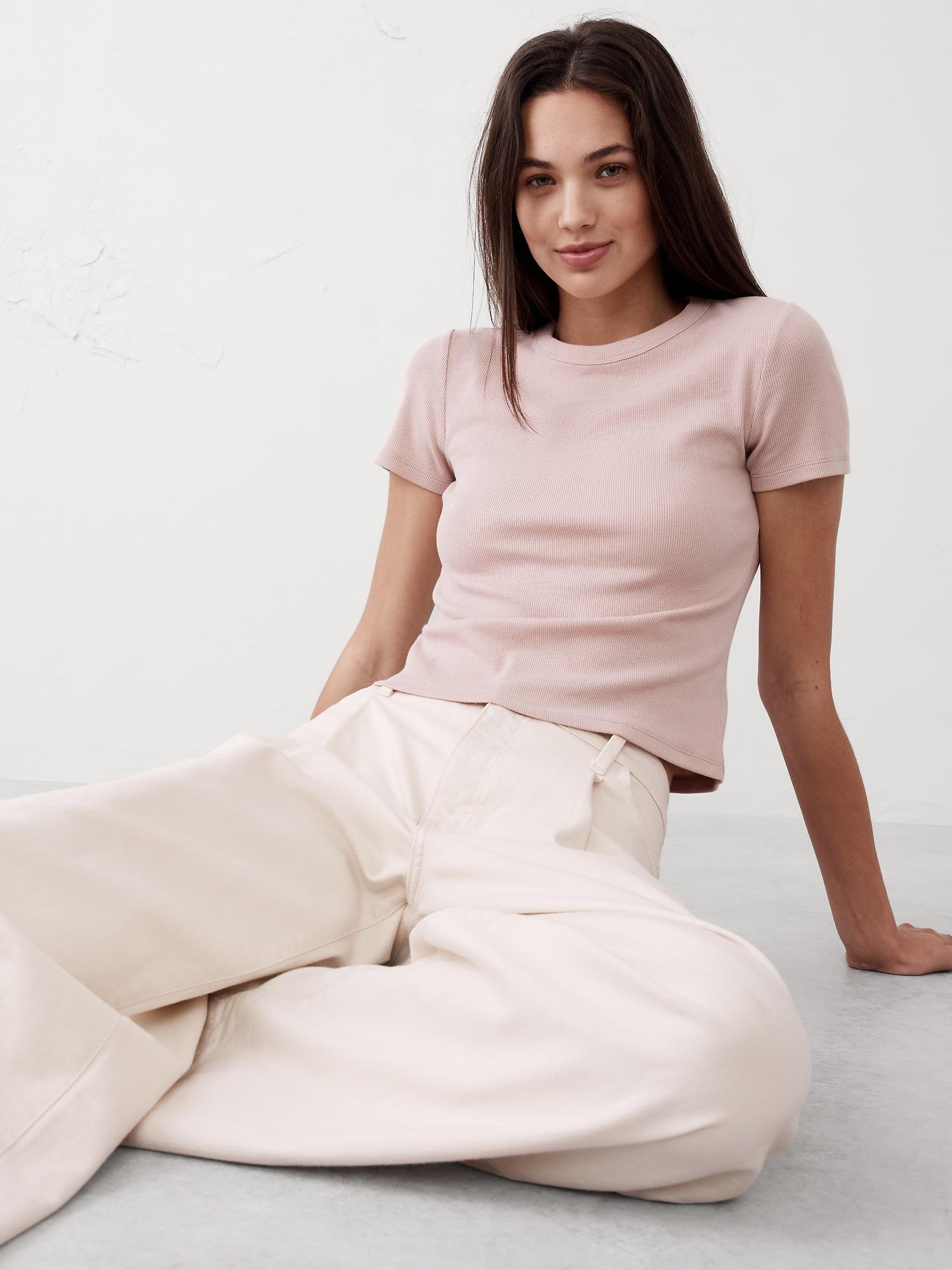 ribbed t-shirt